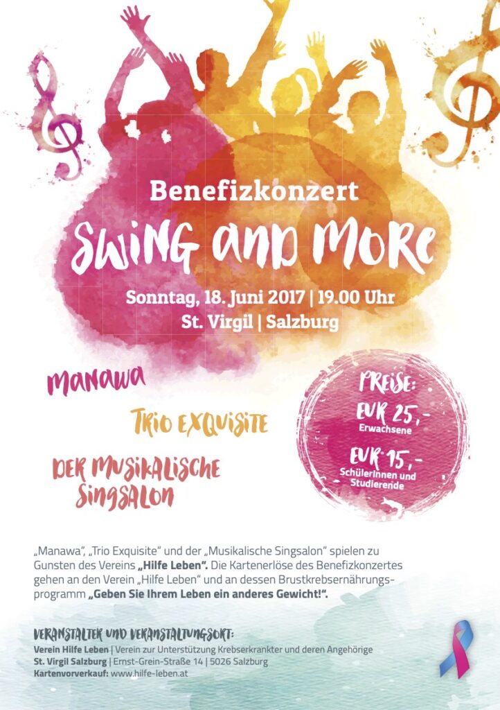 Flyer - Benefizkonzert Swing and more 2017